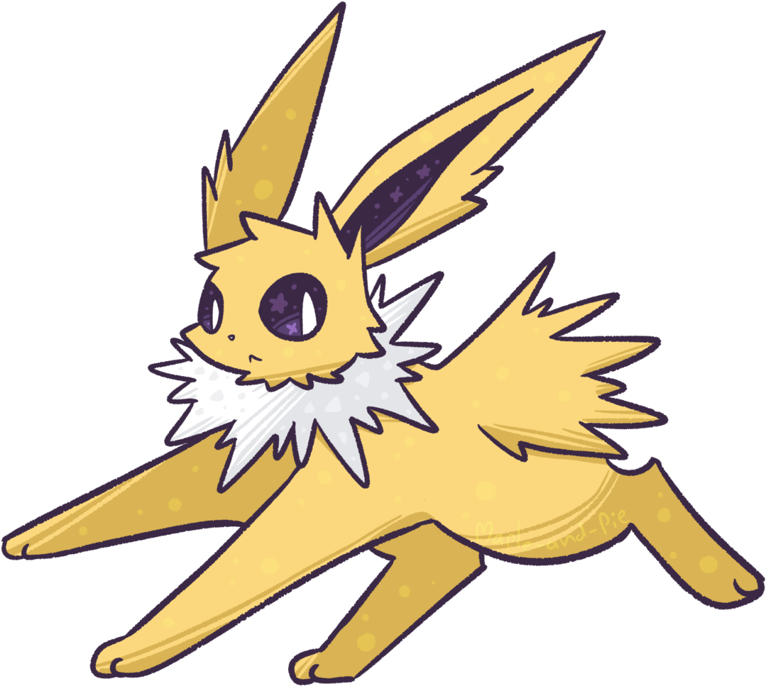 Maple And Pie - Jolteon (1280x1066), Png Download