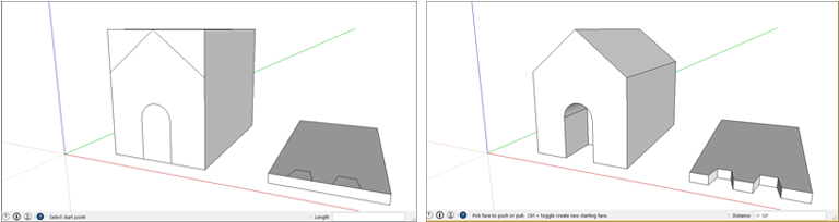 Cutting A 3d Shape Out Of Your Model - Arch (795x226), Png Download