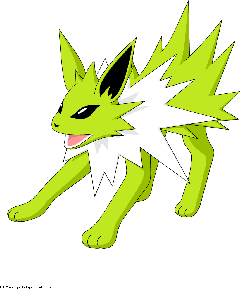 Anime Shiny - Shiny Jolteon (850x1100), Png Download