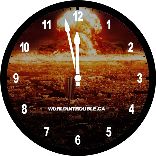 Doomsday Clock - 3rd World War Date (700x700), Png Download