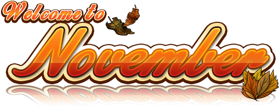 Welcometonovember2015 - Welcome November Clip Art (560x240), Png Download