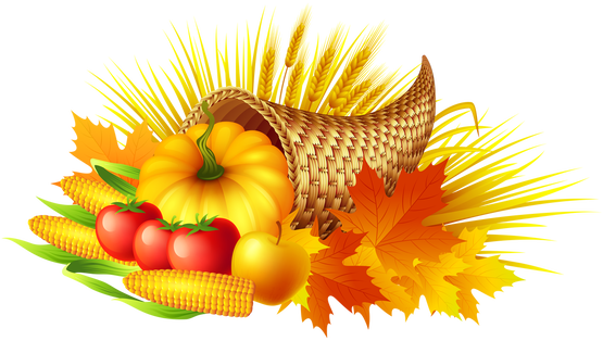 Cornucopia Clipart Png (555x314), Png Download