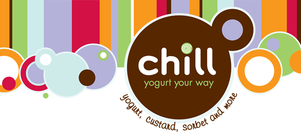 Chill Frozen Yogurt (600x263), Png Download