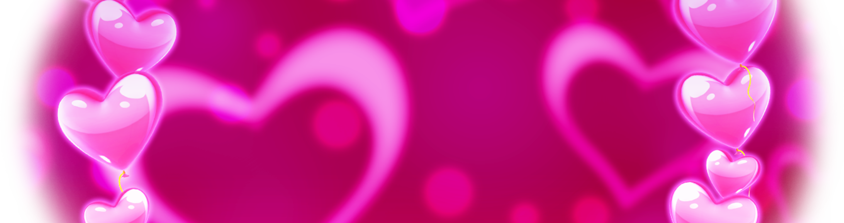 Quick Burst Pop Hearts Background Nsw - Circle (1700x450), Png Download