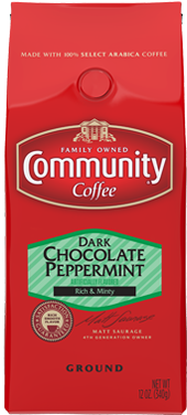 Community Coffee Dark Chocolate Peppermint (600x400), Png Download