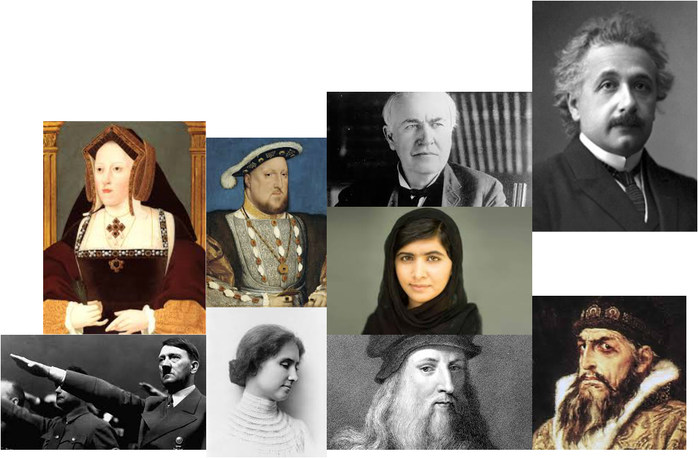 The People Shown Above In The Collages Are All Examples - Helen Keller (1019x669), Png Download