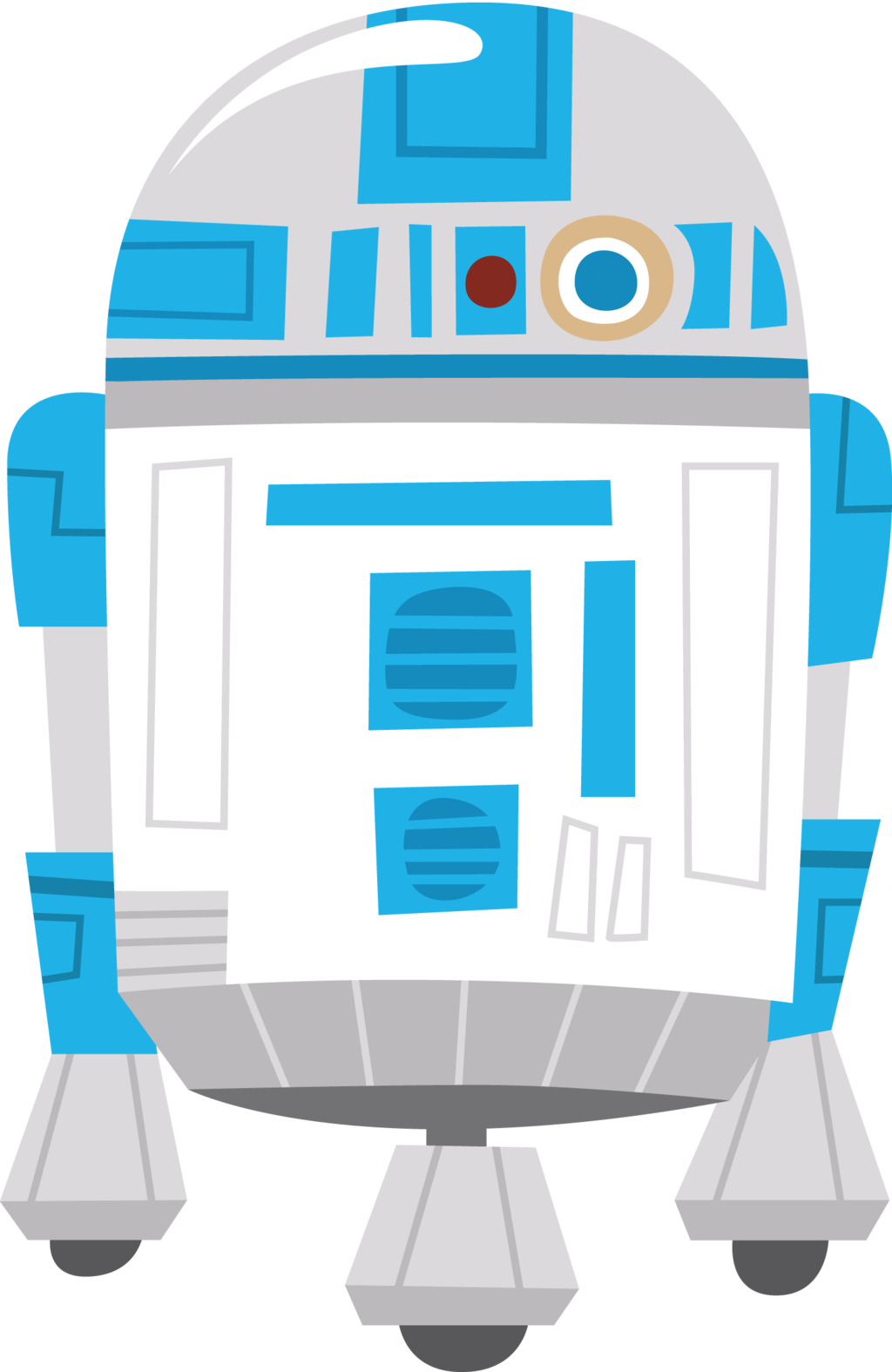 R2d2 By Chrispix326 - Star Wars Baby Png R2d2 (721x1109), Png Download