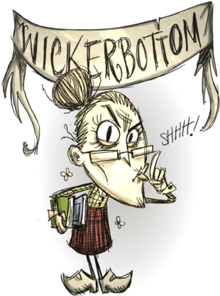 Don't S - Don T Starve Characters Wickerbottom (350x450), Png Download