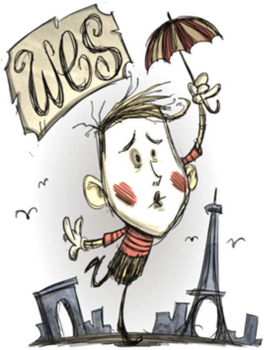 Wes From Don T Starve (600x772), Png Download