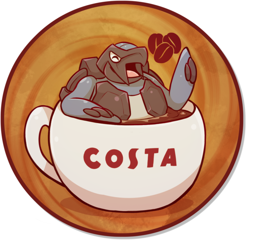 Carracosta Coffee By Twime777 On Deviantart Png Library - Carracosta (894x894), Png Download
