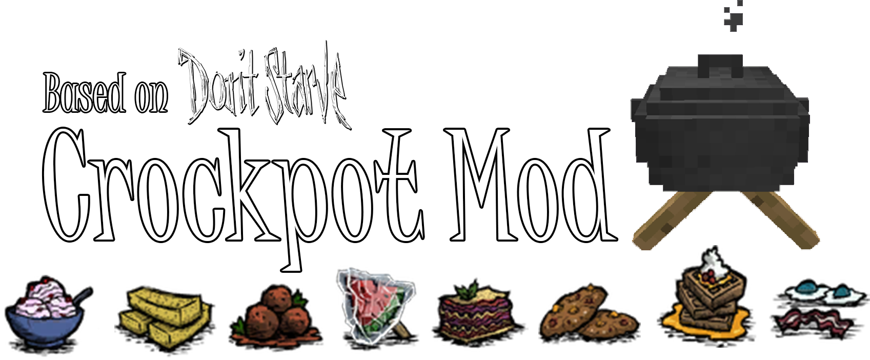 [wip] Crockpot Mod Beta - Don T Starve Crock Pot (1697x702), Png Download