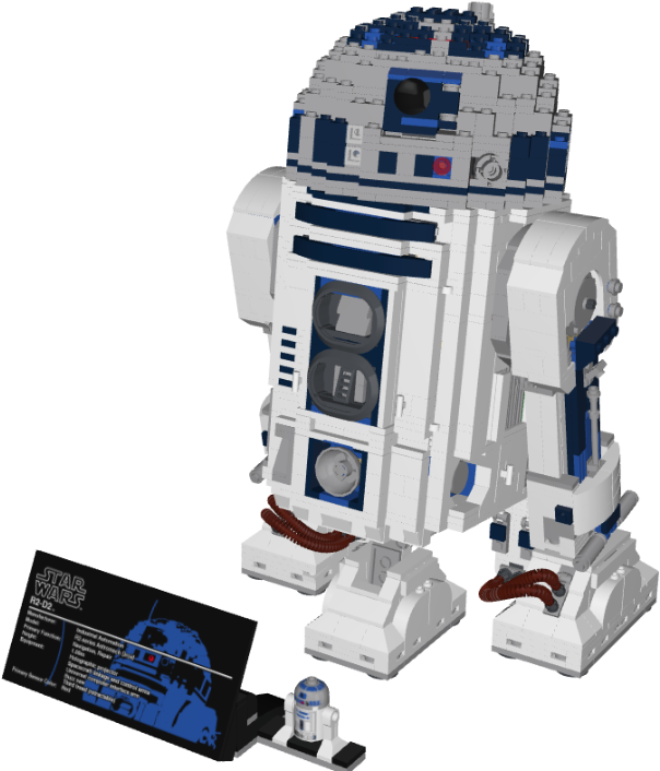 Klocki Lego Star Wars R2d2 (1440x900), Png Download