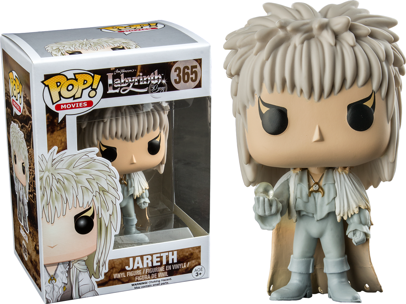 Labyrinth - Funko Vinyl Pop Labyrinth Jareth With Orb (1300x973), Png Download