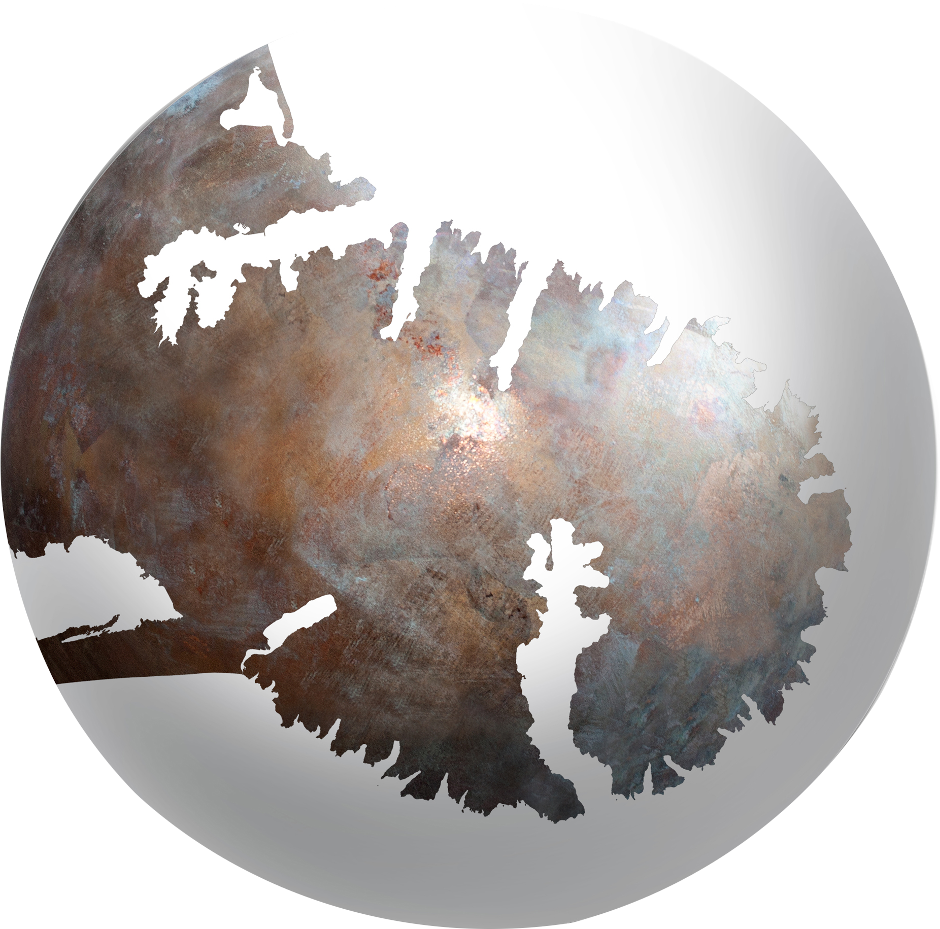 Banks Peninsula Sphere - Banks Peninsula (2107x2070), Png Download