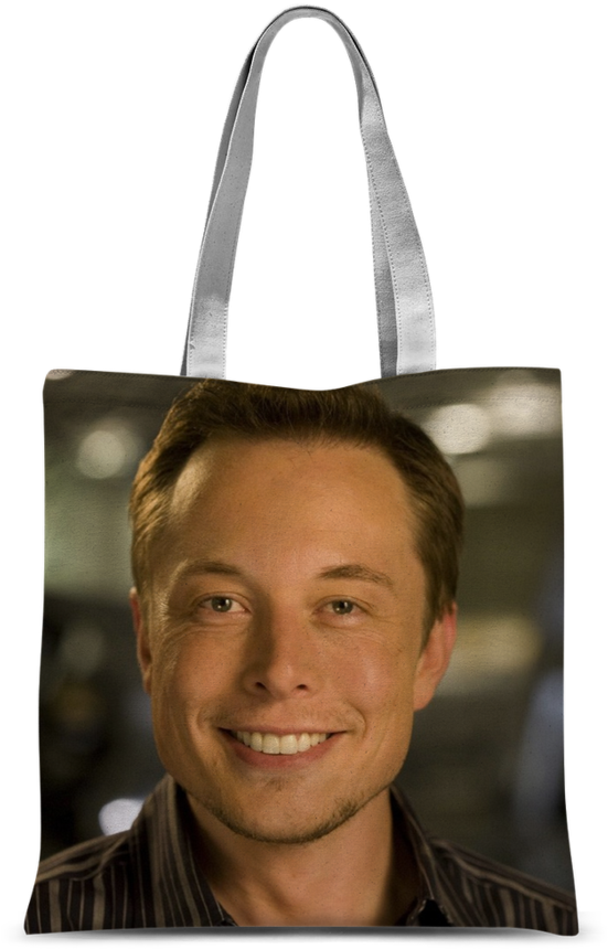 Elon Musk ﻿classic Sublimation Tote Bag - Elon Musk Profile (900x900), Png Download