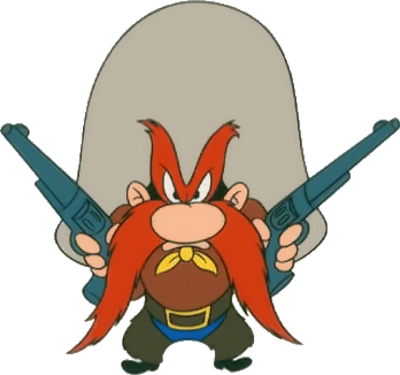 Warner Brothers Animation Images Yosemite Sam Wallpaper - Yosemite Sam Png (400x375), Png Download