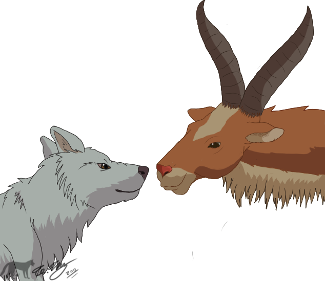 By Rakshaww On Deviantart - Princess Mononoke No Background (634x549), Png Download