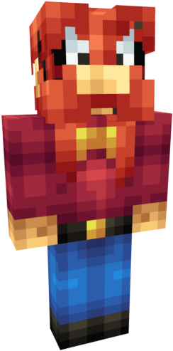 If You Like The Skin, Don't Forget To Diamond Or Favourite - Looney Tunes Minecraft Skins (640x640), Png Download