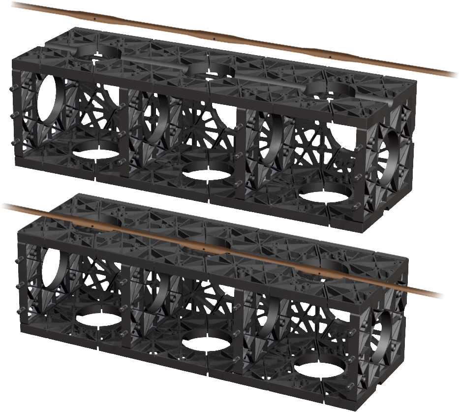 Atlantis Gro-wall® Irrigation System For Vertical Gardens - Bench (1022x898), Png Download