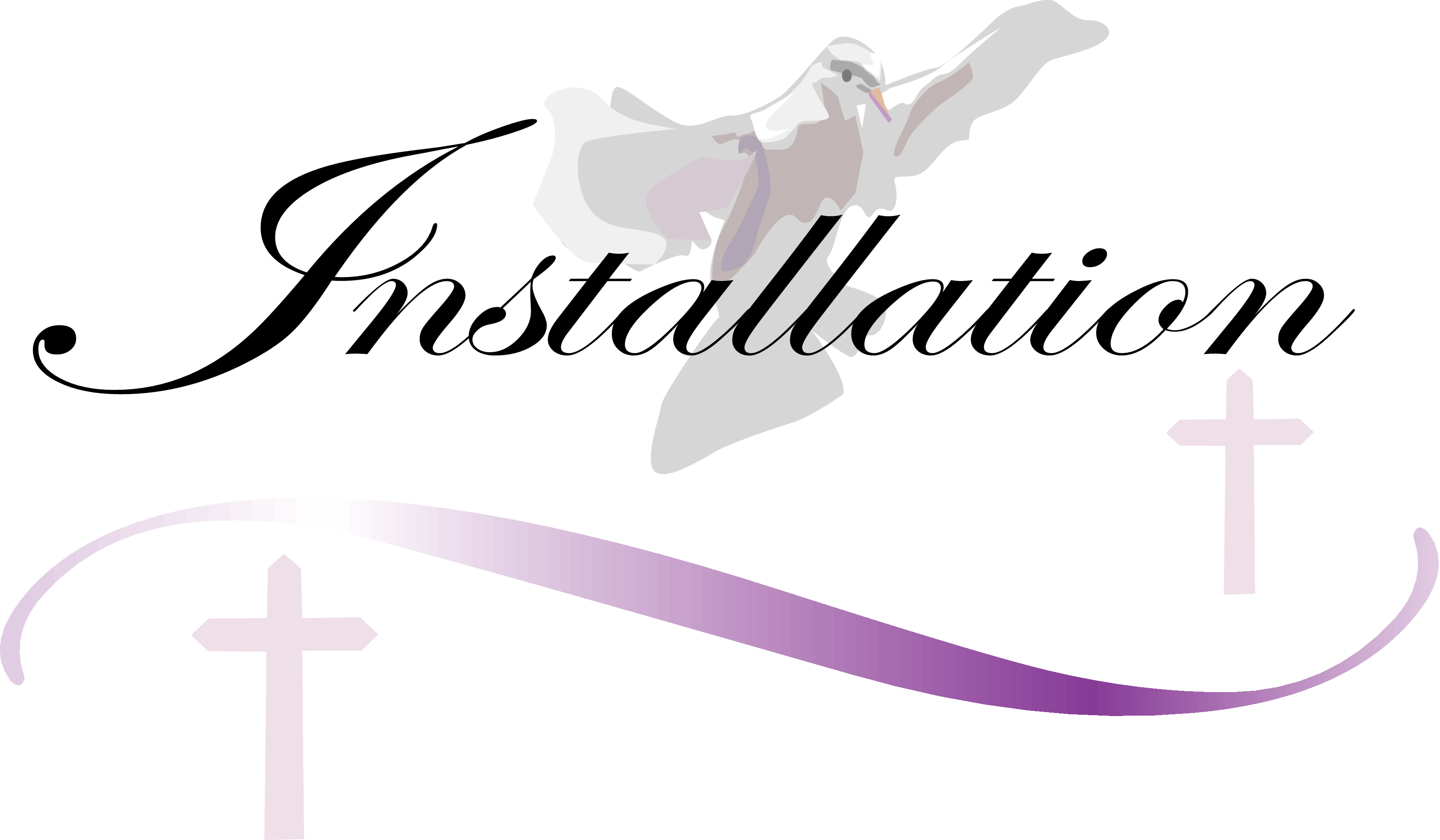 Installation Over Dove And Crosses - Fashionista Poster Print By Gregory Gorham (3300x1925), Png Download