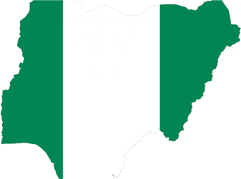 Nigeria Green Wall - Map Of Nigeria (1150x600), Png Download