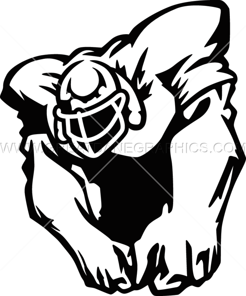 Beast Clipart Football - Football Beast (825x995), Png Download