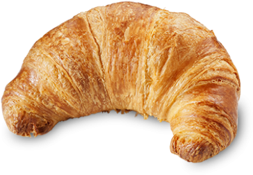 Croissant Bread Transparent - Cornetto Vuoto (477x355), Png Download