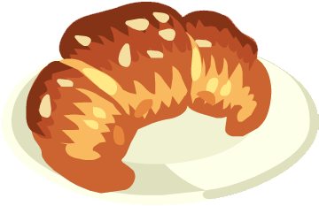 Almond Croissant - France (359x359), Png Download