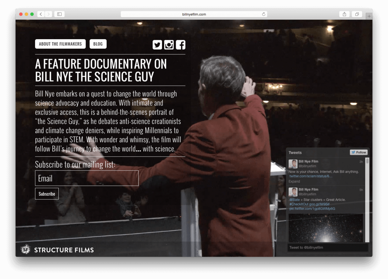 Bill Nye Film Homepage - Bill Nye (1274x918), Png Download
