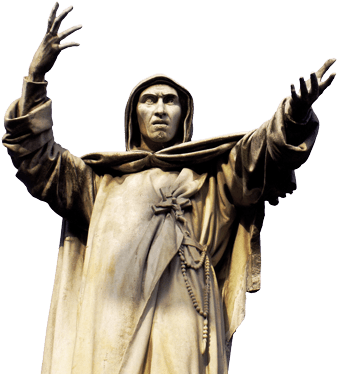 Preacher In Robe With Arms Outstretched Png - Girolamo Savonarola (400x421), Png Download
