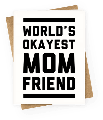 World's Okayest Mom Friend Greeting Card - Cafepress World's Greatest Farter Rectangular Canvas (484x484), Png Download