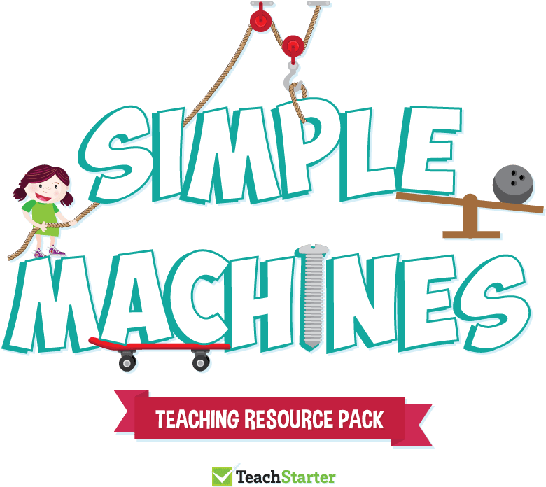 Simple Machines Title (1200x720), Png Download
