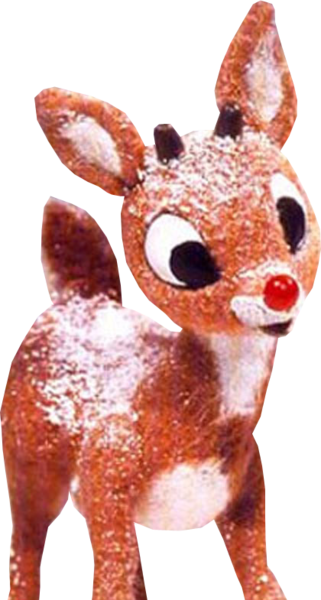Share This Image - Rudolph The Red Nosed Reindeer Png (321x600), Png Download