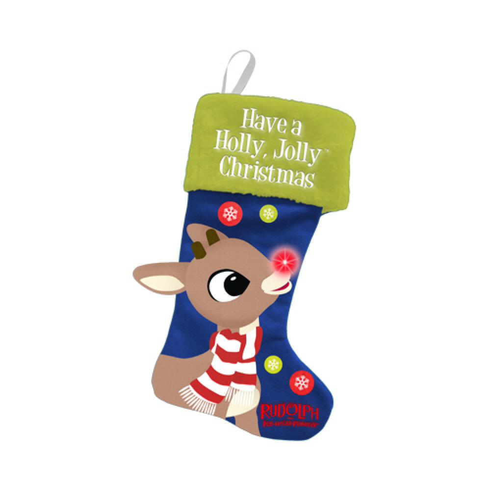 Rudolph The Red-nosed Reindeer - Rudolph The Red-nosed Reindeer Large Light-up Stocking (1000x1231), Png Download