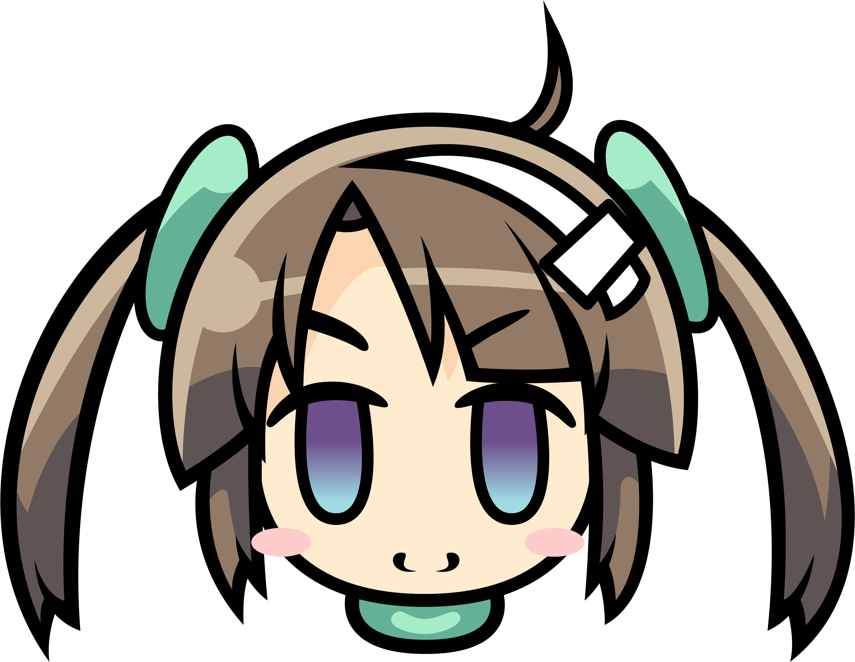 Minori Chibi - Asuka Chibi Senran Kagura (3258x2425), Png Download