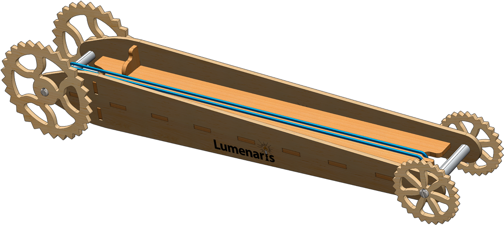 Laser Cut Rubber Band Car (1080x500), Png Download