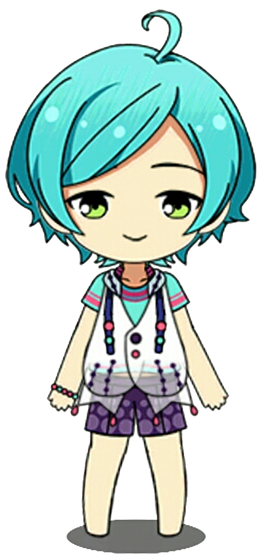 Kanata Shinkai Deep Sea Costume Chibi - Ensemble Stars Chibi (264x560), Png Download