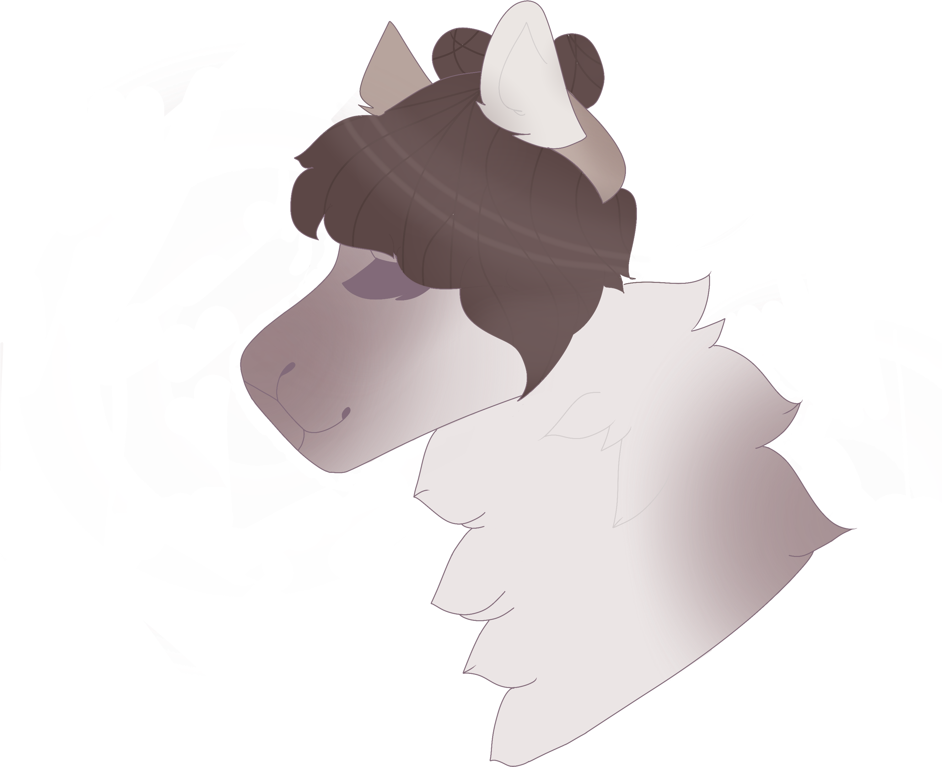 Complex Sketch Bust - Illustration (3000x3000), Png Download