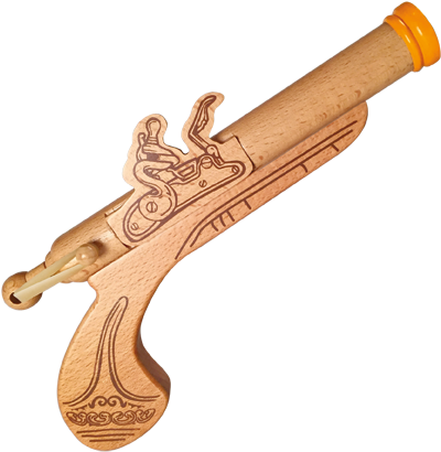 Rubber Band Powered Pistol Ty 001 - Rubber Band (432x432), Png Download
