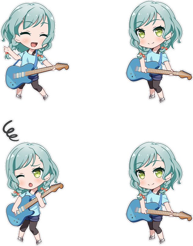 Practice Wear Chibi - Bang Dream Hina Chibi (632x804), Png Download