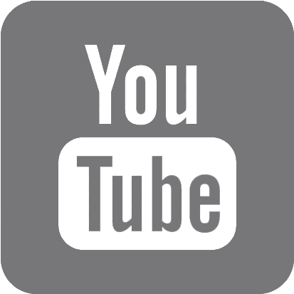 Logo Youtube Grey Png (506x505), Png Download