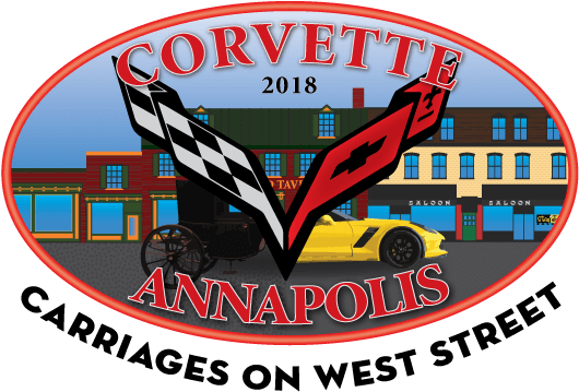 Carriages On West Street Fun Corvette Car Show - Corvette Decal (612x419), Png Download