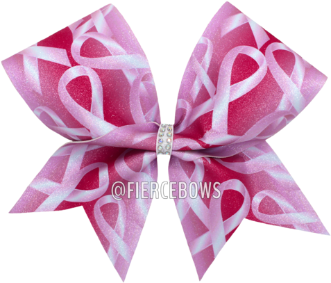 Lean On Me Breast Cancer Awareness Bow - Breast Cancer Awareness (480x480), Png Download