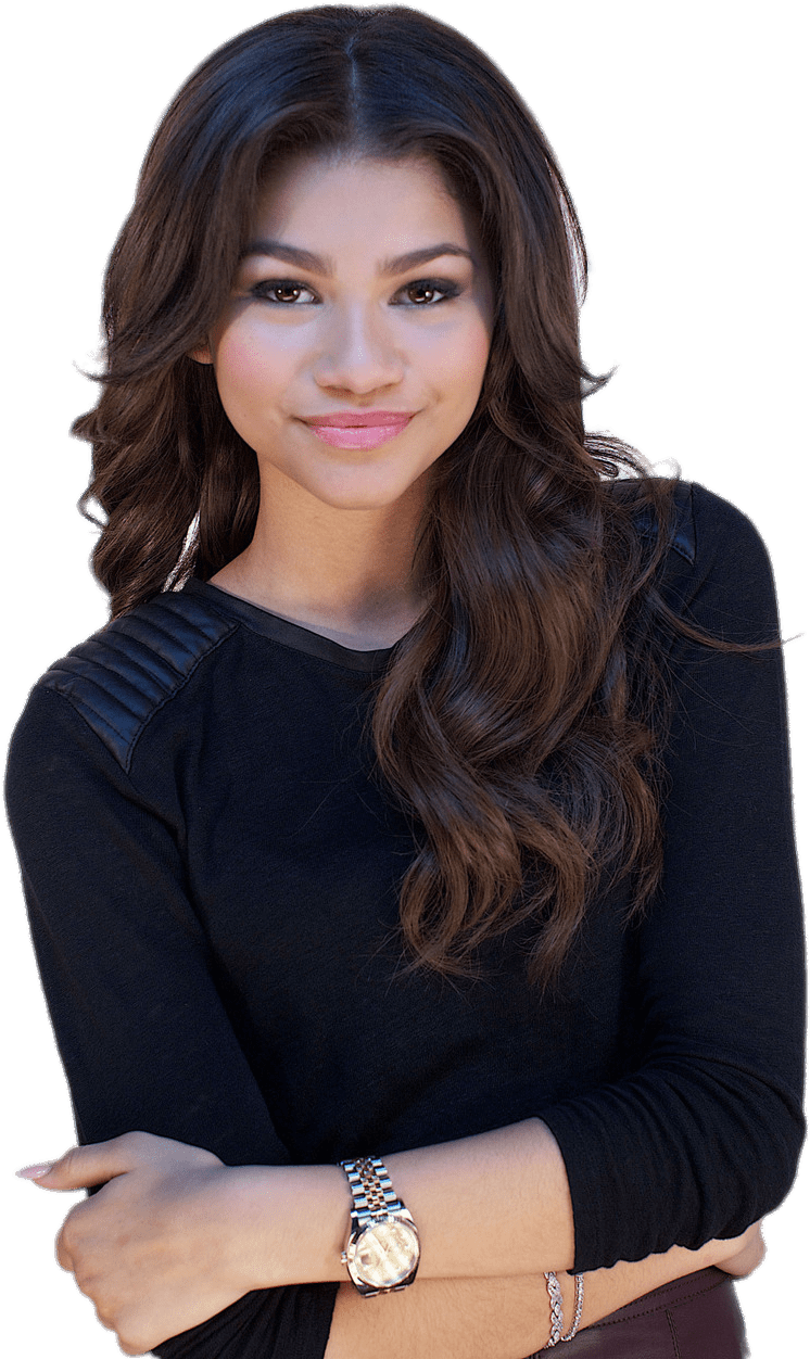 At The Movies - Zendaya Png (933x1400), Png Download