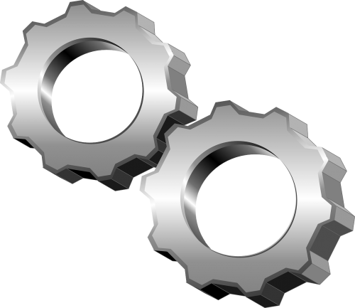 Gear Wheel,rack Wheel,cog,cog Wheel,cog Wheel - Free Clipart Of Gears (500x433), Png Download