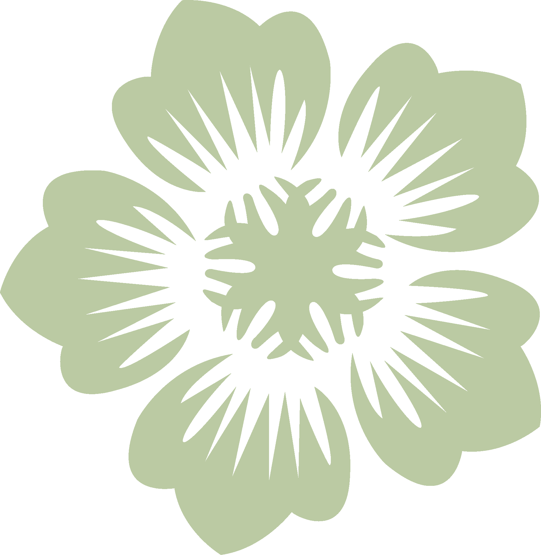 Flower2 - Emblem (1856x1902), Png Download