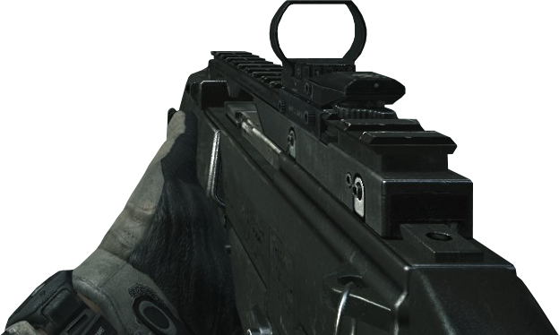 G36c Red Dot Sight Mw3 - Scar L Red Dot Sight (624x374), Png Download