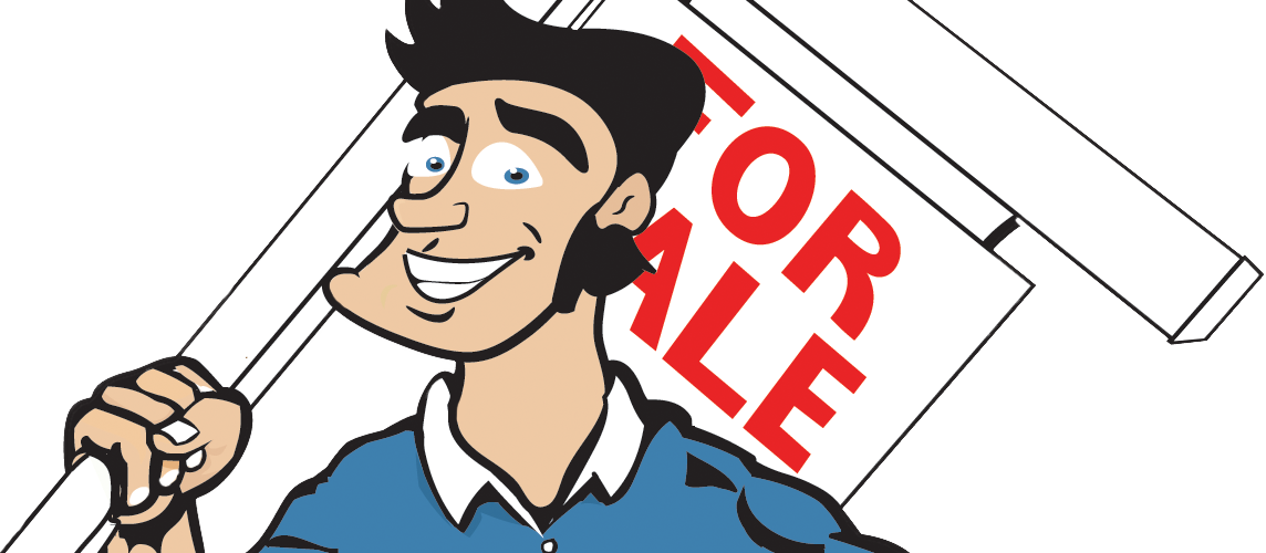 Serving The Real Estate Industry With Sign Installation - Real Estate Post Installation (1144x500), Png Download