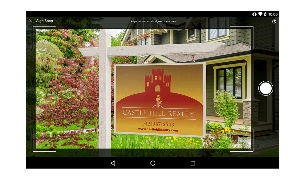 Tablet Real Estate App - Real Estate (1000x584), Png Download