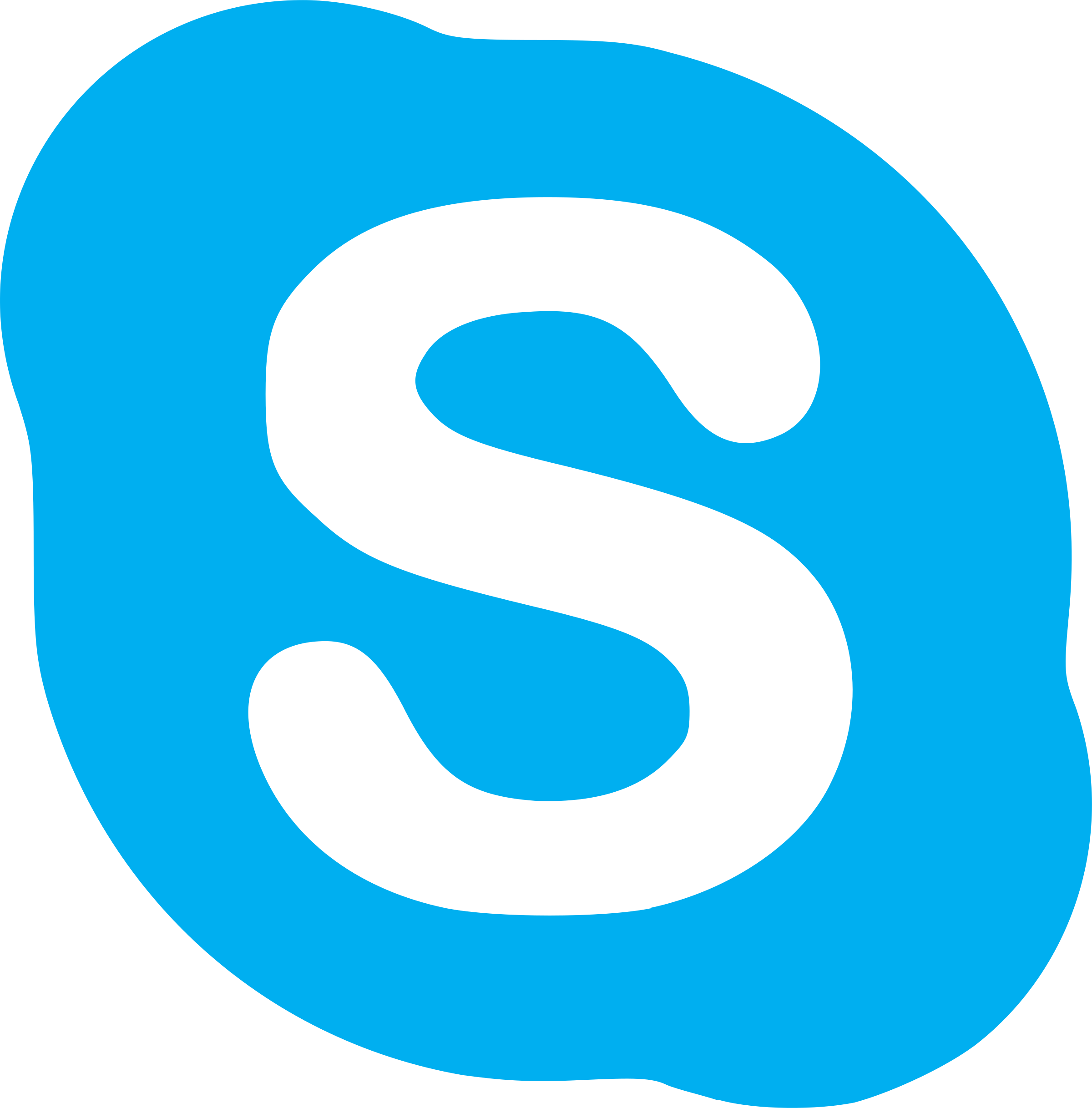 Skype 3 Logo Png Transparent - Skype Logo (2400x2435), Png Download
